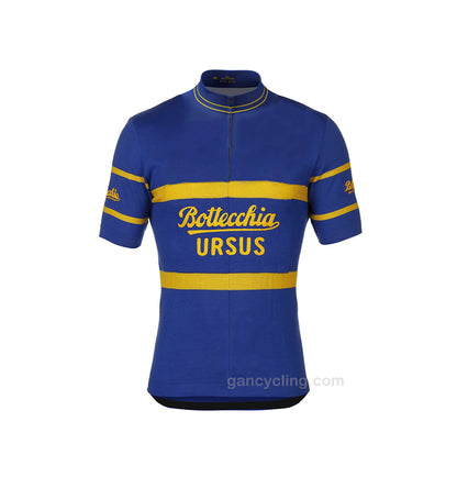 Bottecchia Ursus Blue Retro Cycling Jerseys