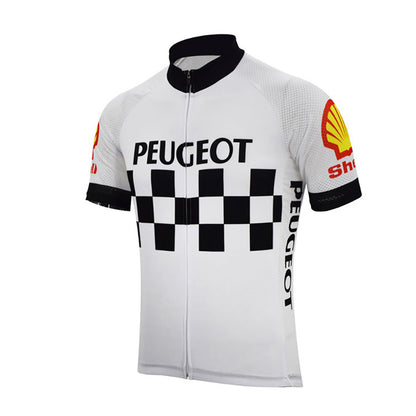 Classic 1960s Peugeot Shell Retro Cycling Jersey