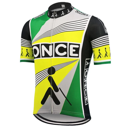 ONCE Cycling Team 1990 retro cycling jersey