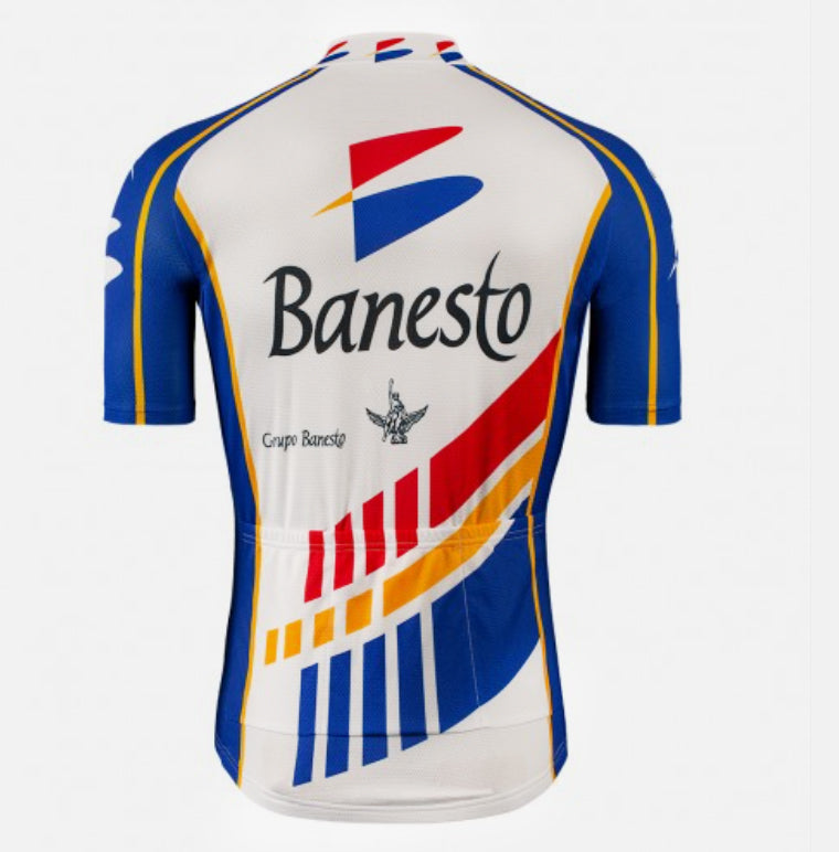 Maillot ciclismo retro 1992 Banesto Hombre