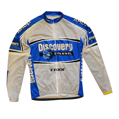 Maillot de ciclismo de manga larga Discovery Channel 2005 de Lance Armstrong