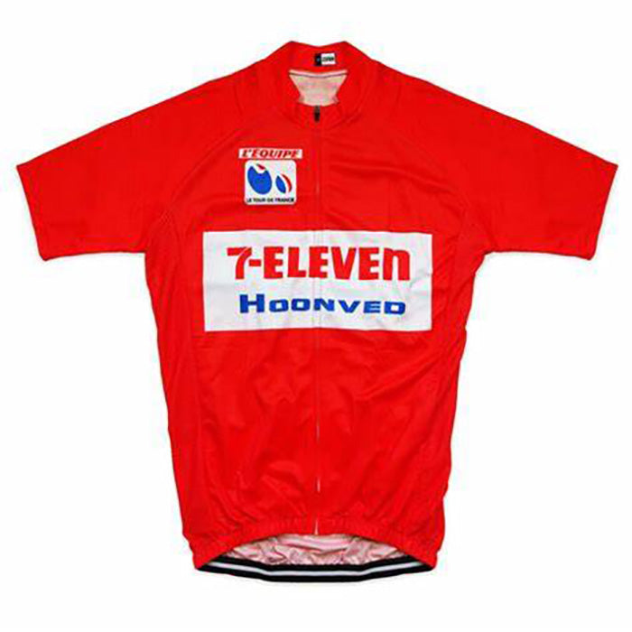 7-Eleven Hoonved Red Retro Cycling Jersey