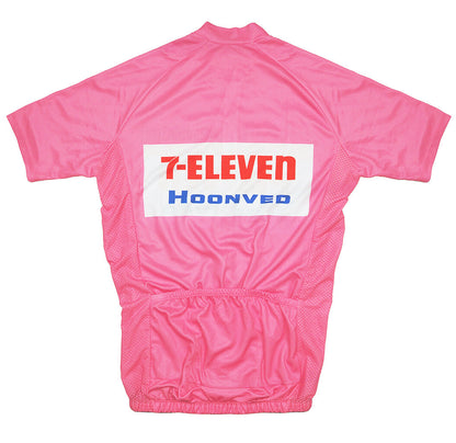 7-Eleven Hoonved Pink Retro Cycling Jersey