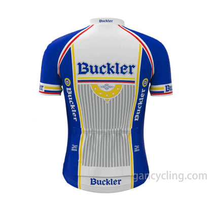 Buckler 1991 Retro Cycling Jersey Set Short Sleeve with Cap