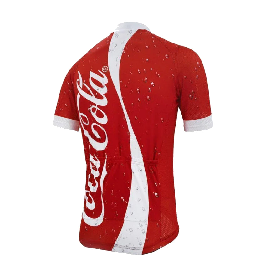 Maillot de cyclisme à manches courtes Cola Red