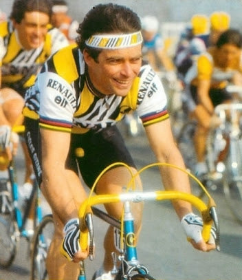 Maillot de cyclisme rétro Renault Gitane 1983 Bernard Hinault