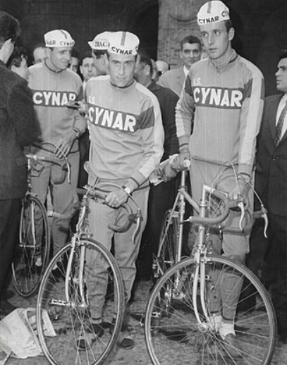 Maillot de cyclisme rétro de l'équipe cycliste Cynar