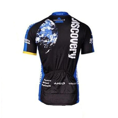 Discovery Channel Black Cycling Jersey