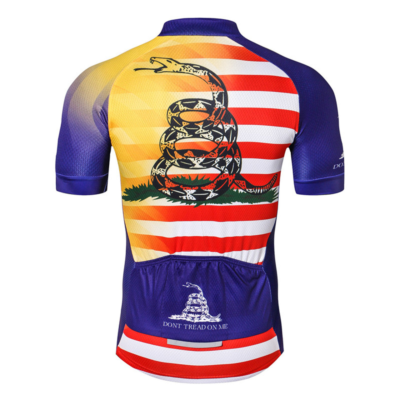 Don't Tread On Me US Flag Cycling Jersey（Cycling Vest）