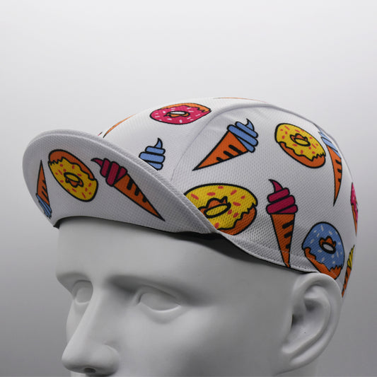 Donut And Ice Cream Cone Cycling Cap Funny Bicycle Accessorice