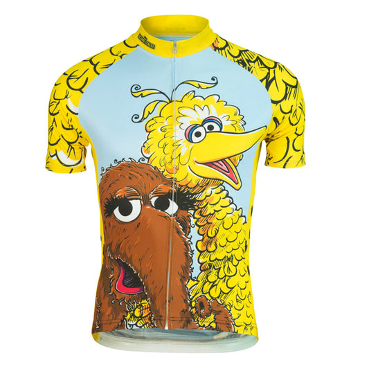 Sesame Street Presents Follow Big Bird Yellow Cycling Jersey