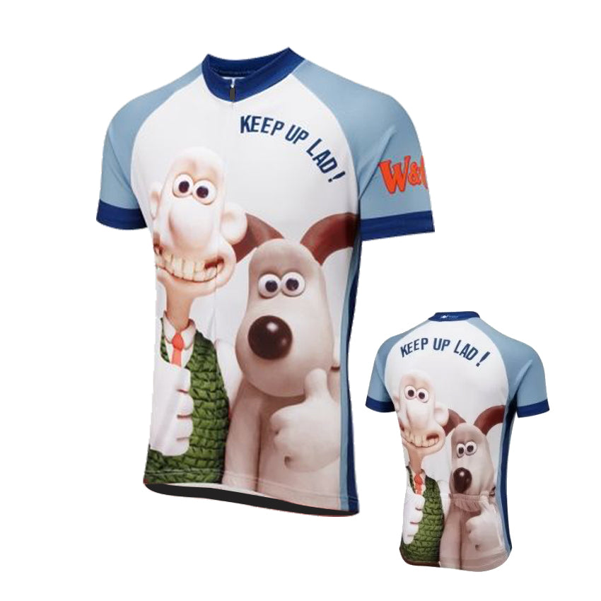 Maillot de cyclisme Wallace &amp; Gromit Keep Up Lad