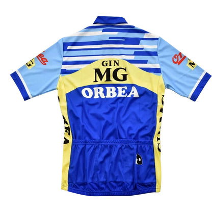 Maillot ciclista retro Gin MG para hombre