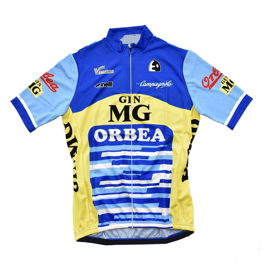 Maillot ciclista retro Gin MG para hombre