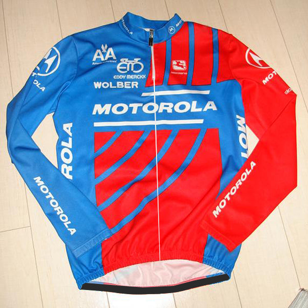 Motorola Retro Long Sleeve Cycling Jersey