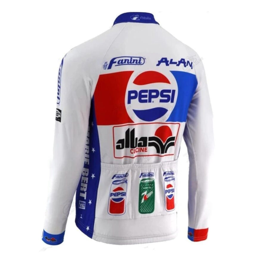 Maillot ciclista retro Pepsi Cola Alba Fanini