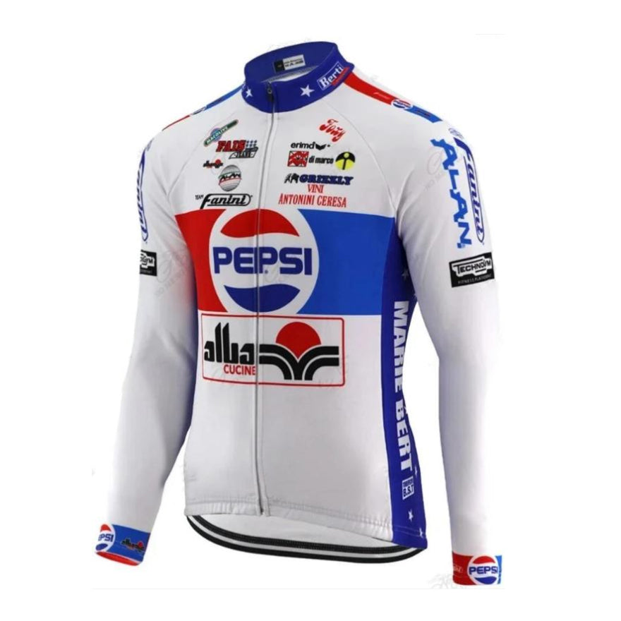 Maillot ciclista retro Pepsi Cola Alba Fanini