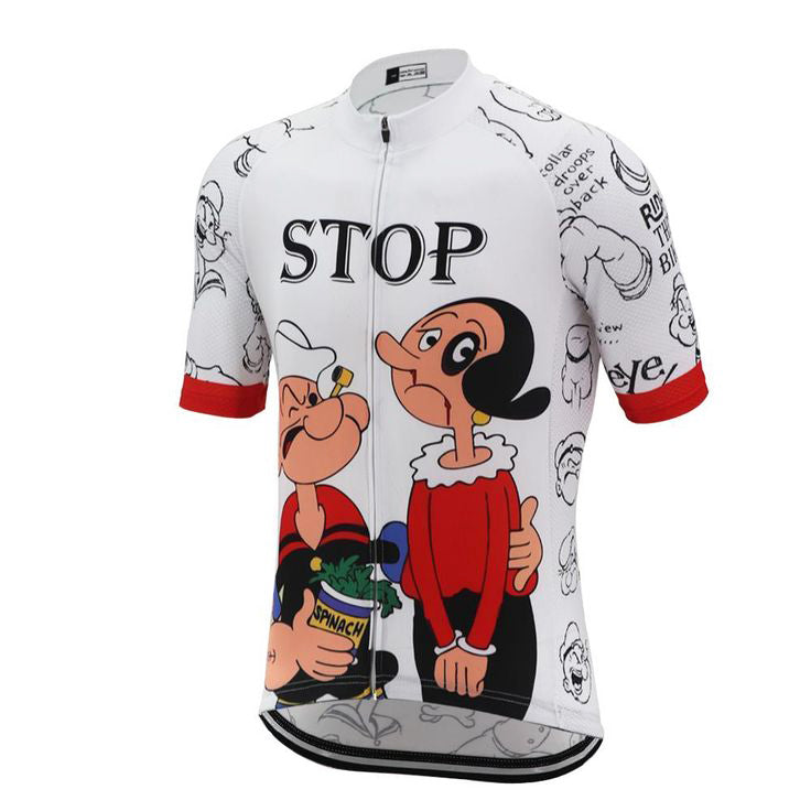 Maillot ciclista retro de Popeye