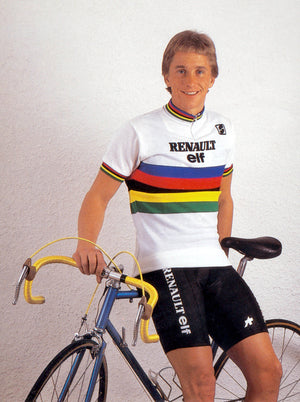 Maillot de cyclisme Renault elf champion du monde 1983