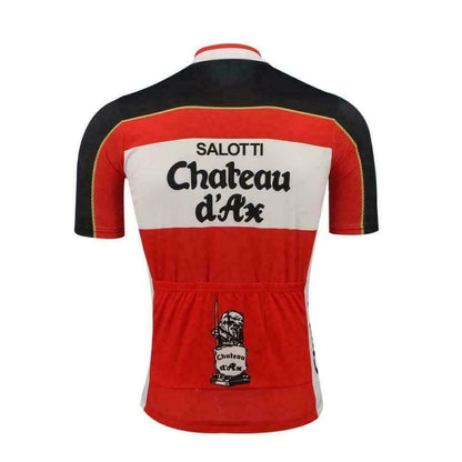 Salotti Chateau D'Ax Retro Cycling Jerseys Gianni Bugno