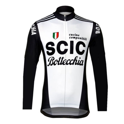 1979 SCIC Bottecchia Retro Long Sleeve Cycling Jersey (with Fleece Option)