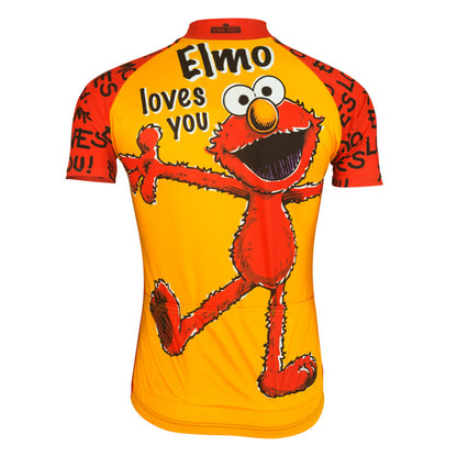 Sesame Street Elmo Loves You Retro Cycling Jersey