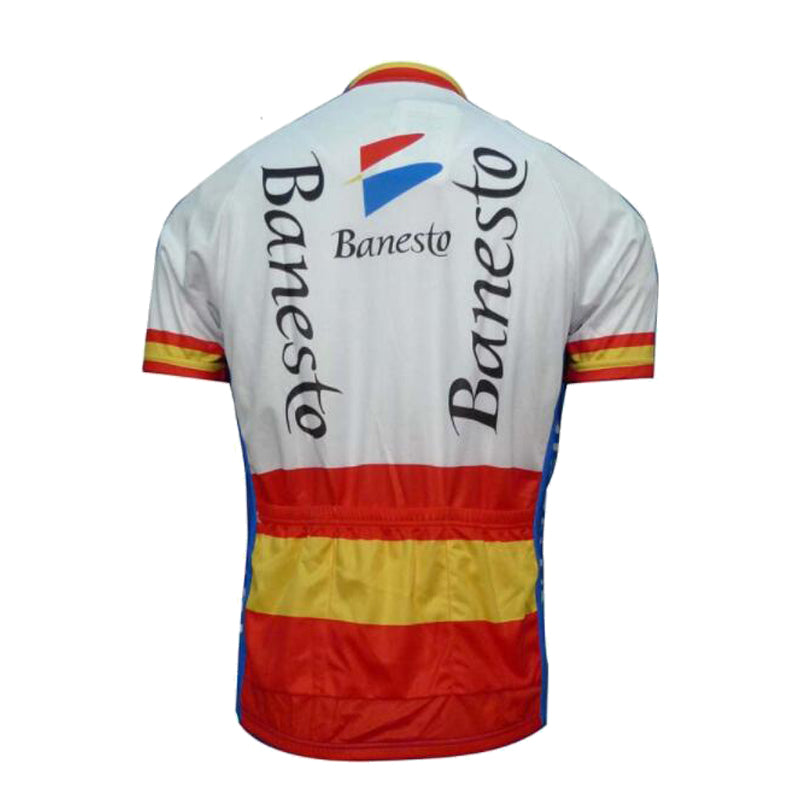 Spanish Flag Banesto Retro Cycling Jerseys