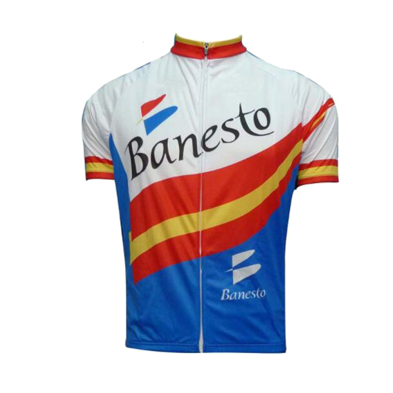 Spanish Flag Banesto Retro Cycling Jerseys