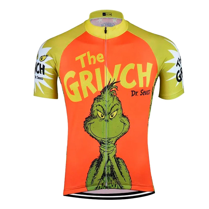 Camiseta ciclista divertida del Dr. Seuss y el Grinch