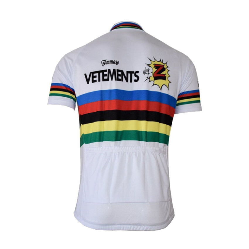 Camiseta ciclista retro del equipo Z de Tomasso Vetements