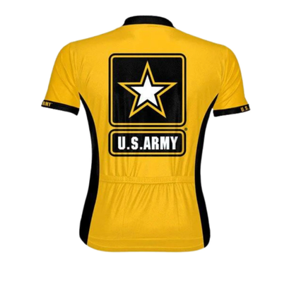 U.S.ARMY Yellow Men's Short Sleeve Cycling Jersey