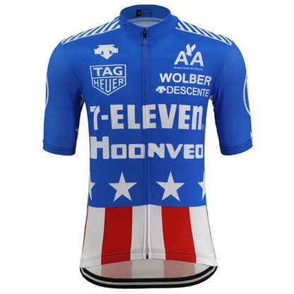 1988 USA 7-Eleven Hoonved Retro Cycling Jersey