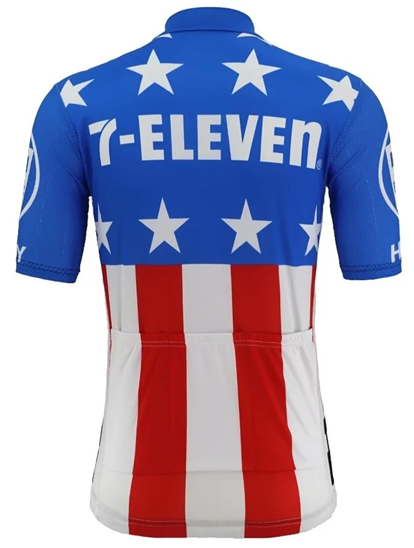 1988 USA 7-Eleven Hoonved Retro Cycling Jersey