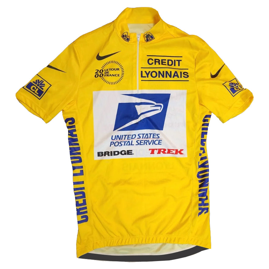 2000 Tour de France US Postal Service Lance Armstrong Yellow Cycling Jersey