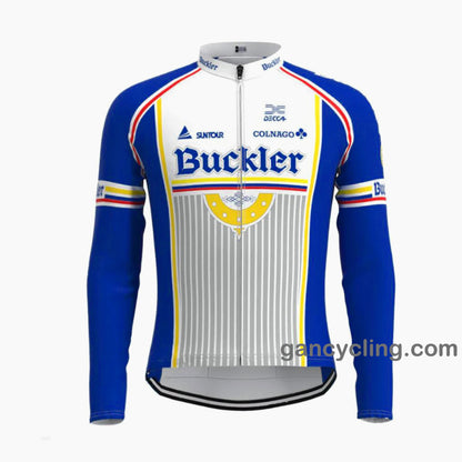 Maillot ciclista retro de manga larga Dutch Buckler