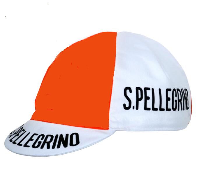 San Pellegrino Retro Cycling Jersy Set with Cap