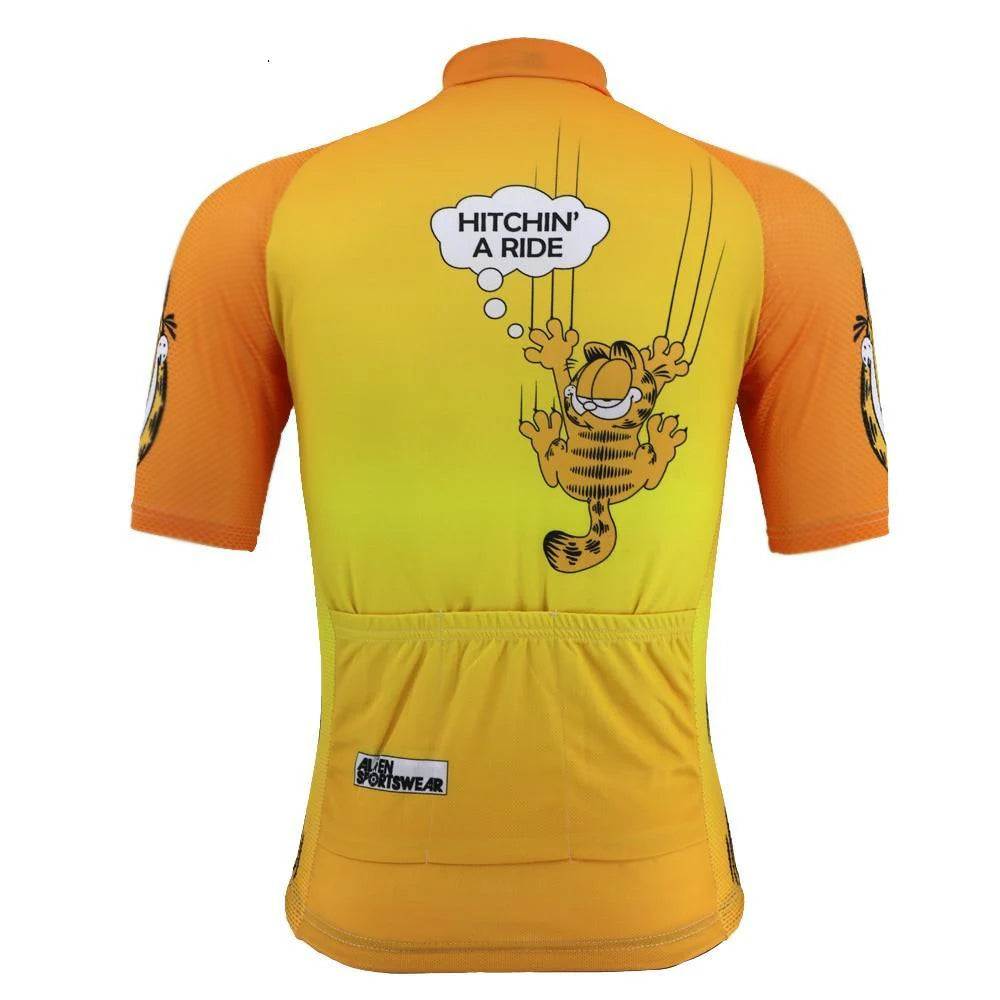 Maillot de cyclisme à l'effigie de Garfield