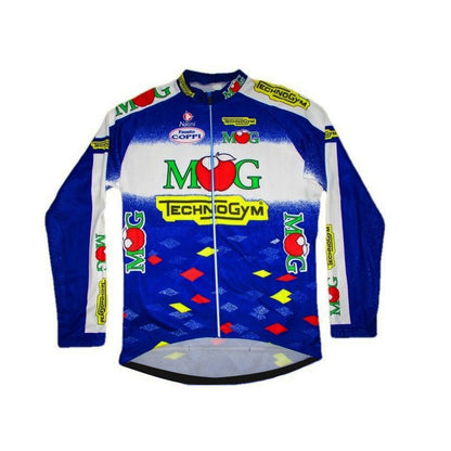 Maillot de ciclismo de manga larga para hombre Mg Maglificio Technogym Retro