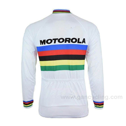 Motorola World Champion Long Sleeve Retro Cycling Jersey