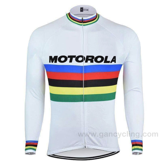 Motorola World Champion Long Sleeve Retro Cycling Jersey