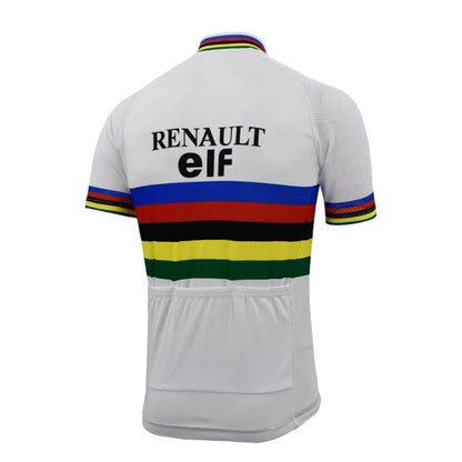 Maillot de cyclisme Renault elf champion du monde 1983