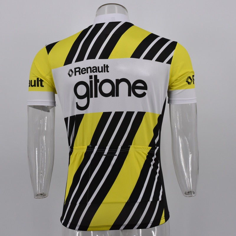 Maillot ciclista retro del campeón mundial de 1981 Bernard Hinault