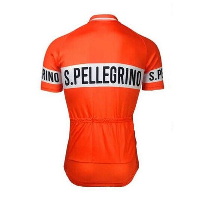 San Pellegrino Retro Cycling Jersy Set with Cap