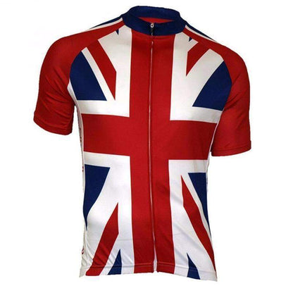 Maillot de cyclisme avec drapeau britannique