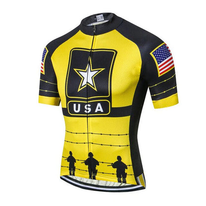 US Army Yellow Cycling Jersey