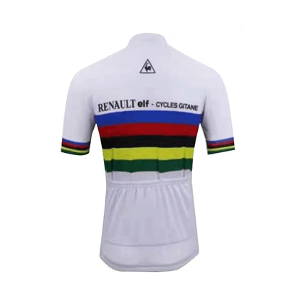 Maillot cycliste rétro Champion du monde 1981 Bernard Hinault