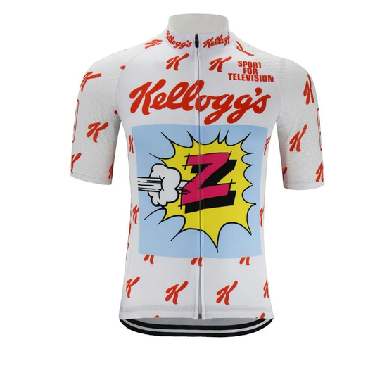 1990 Kellogg's Tour King Team Z Retro Cycling Jersey