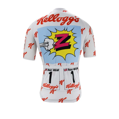 1990 Kellogg's Tour King Team Z Retro Cycling Jersey