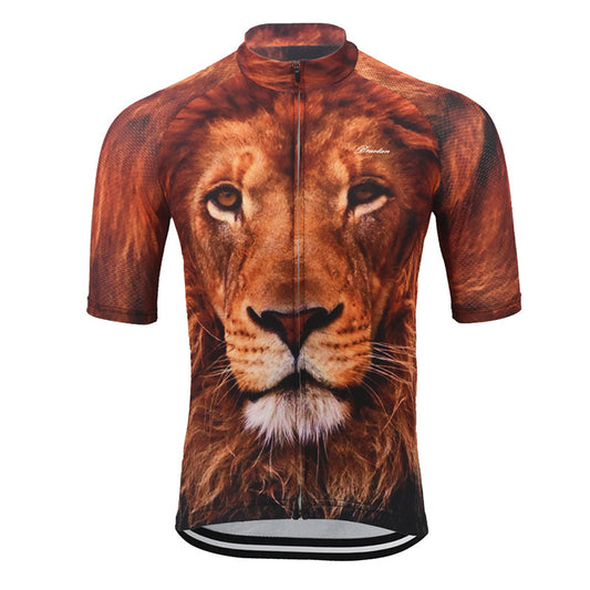 Lion 3d cycling jersey 2020 men short sleeve bike clothing bicycle clothes summer