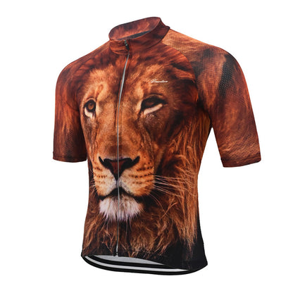 Lion 3d cycling jersey 2020 men short sleeve bike clothing bicycle clothes summer